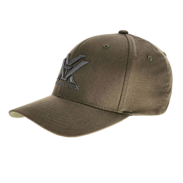 Czapka z daszkiem męska Vortex Core Logo Flexfit oliwkowa