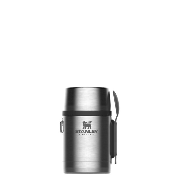 Termos obiadowy ze sztućcami ADVENTURE - STAINLESS