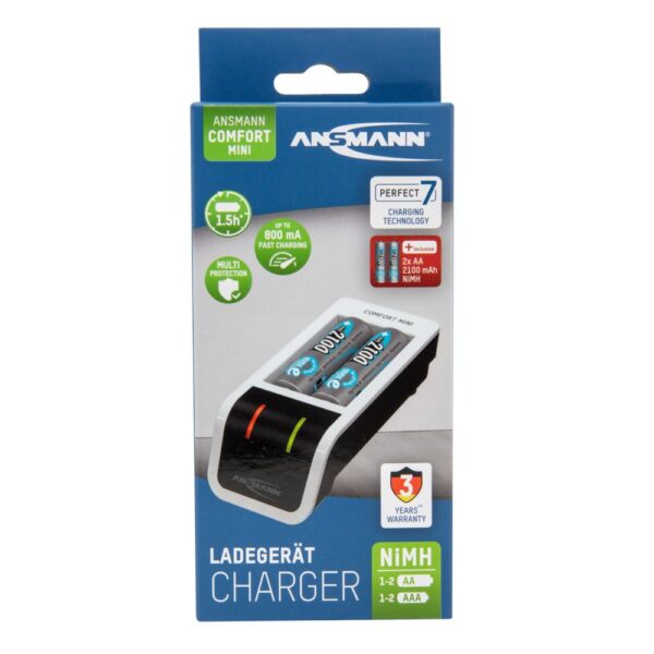 Ładowarka Ansmann Comfort Mini 2x AA 2100mAh