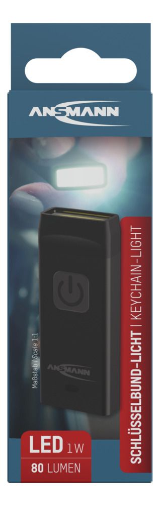 Brelokowa latarka Ansmann KL80R USB 80 lm aku