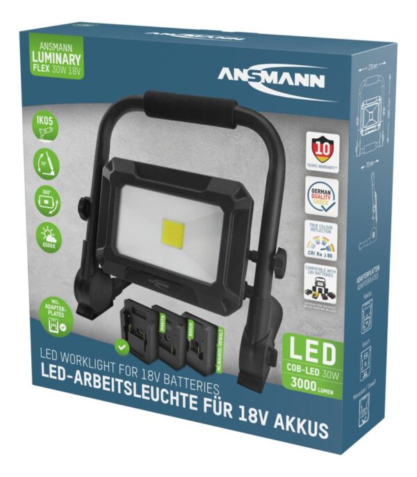 Reflektor roboczy Ansmann FL30W COBLED 3000lm 18V
