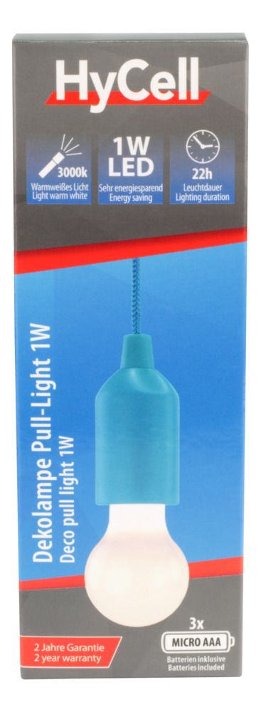 Lampa LED HyCell PL1W 25 lm 3xAAA niebieska