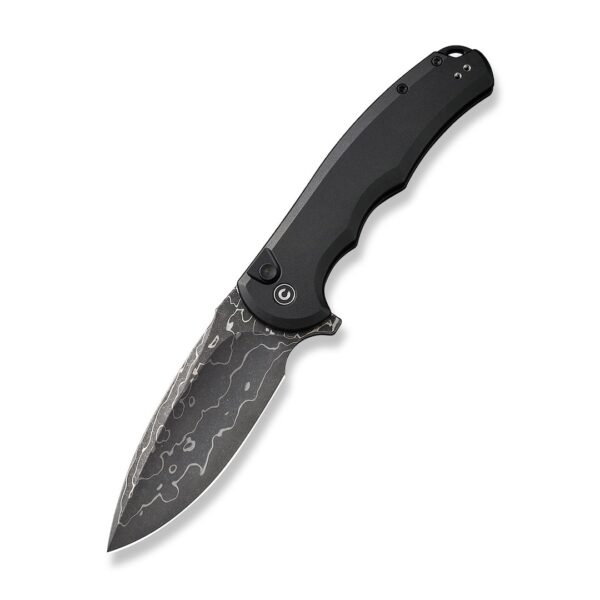 Nóż CIVIVI Button Lock Praxis Alu Black Damast